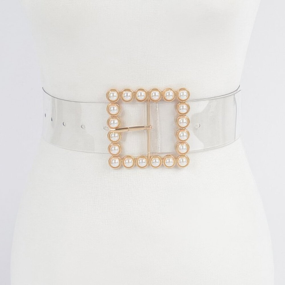 Beaded Square Plus Size Belt